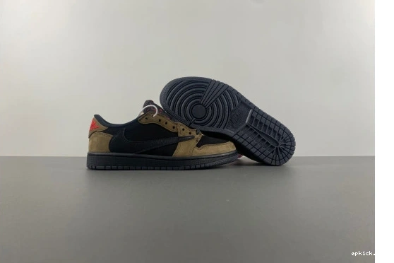 Rep EP 1 SP Brown TRAVIS JORDAN SCOTT RETRO LOW  OG DM7866-2002 DM7866-2002 0301